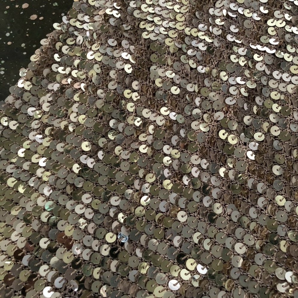 Retrofete Marie Dress Rose Gold Sequins Party - Picture 9 of 10